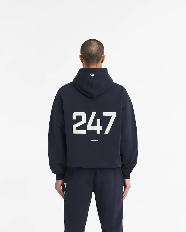 247 Oversized Hoodie - Navy