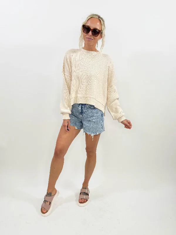 Leda Sweater- NATURAL-FINAL SALE*L*