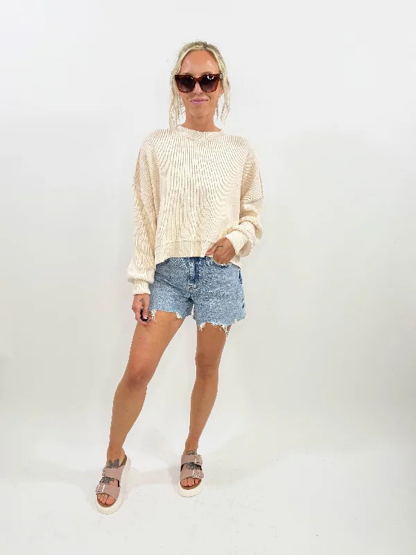 Leda Sweater- NATURAL-FINAL SALE*L*