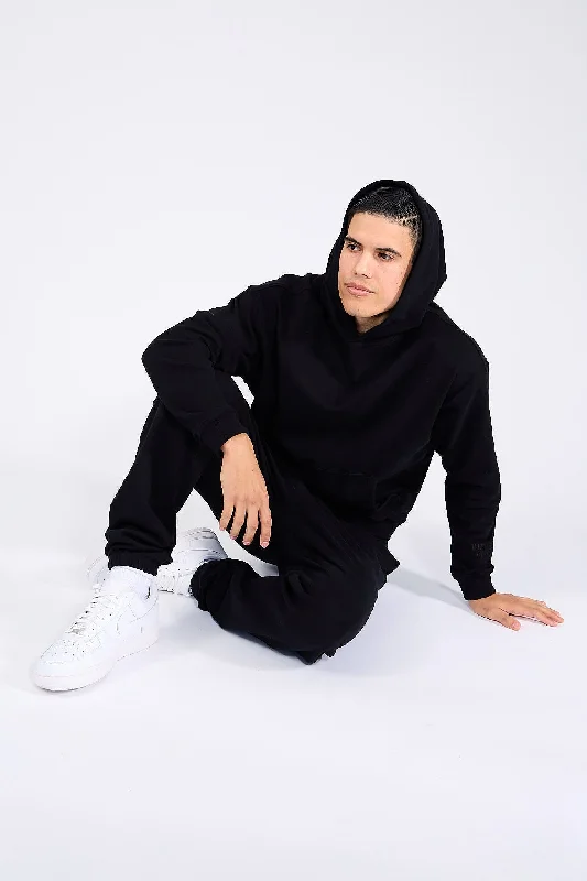 Boyfriend Cloud Hoodie - Onyx Black