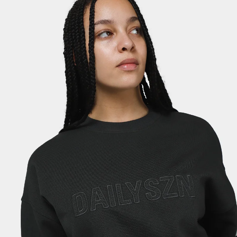 DAILYSZN Women's Crewneck / Black