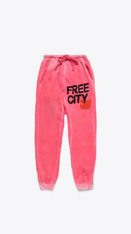 Large Sunfade Pocket Sweatpant - Pink Plant