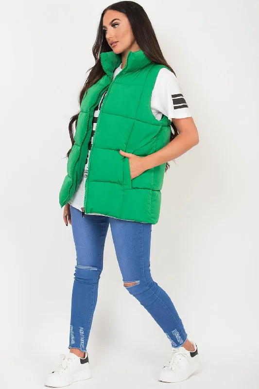 Green Gilet Body Warmer