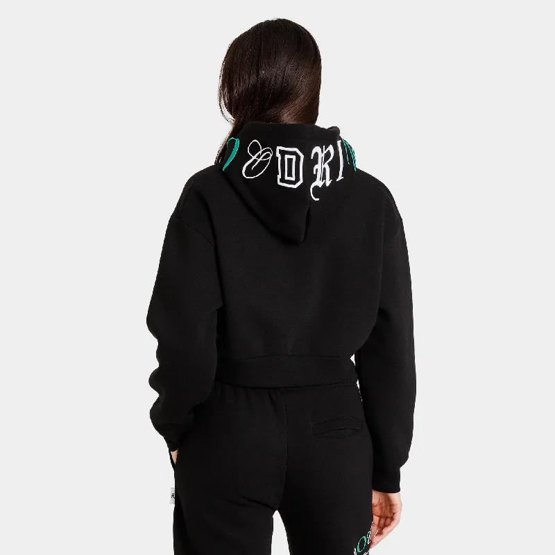 Hoodrich Women's OG Calor Cropped Pullover Hoodie / Black