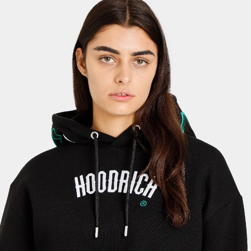 Hoodrich Women's OG Calor Cropped Pullover Hoodie / Black