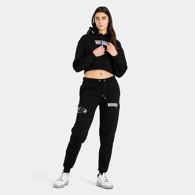 Hoodrich Women's OG Calor Cropped Pullover Hoodie / Black