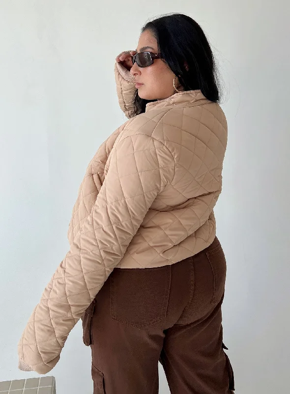 Lucia Jacket Beige Curve