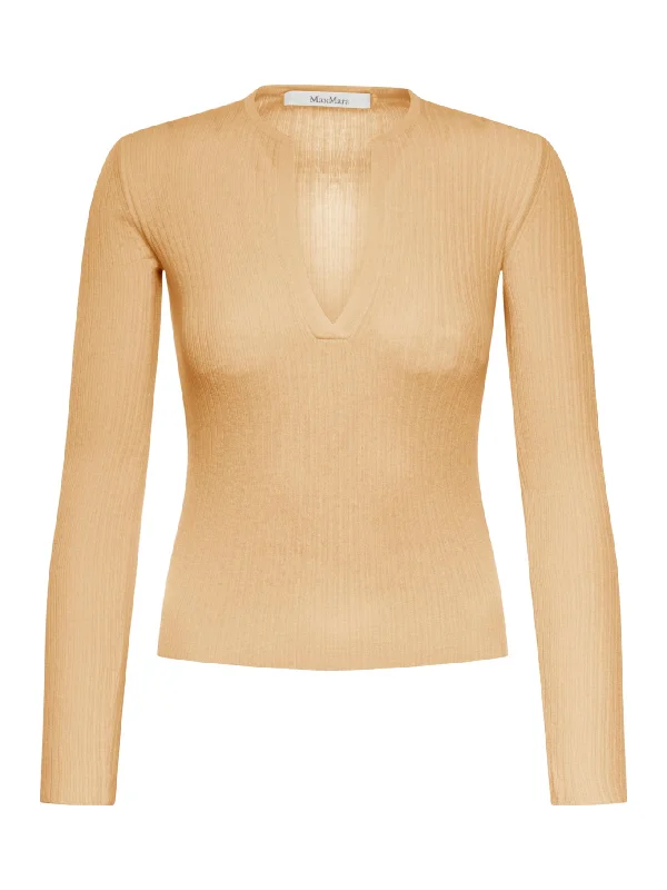 Cashmere and silk sweater