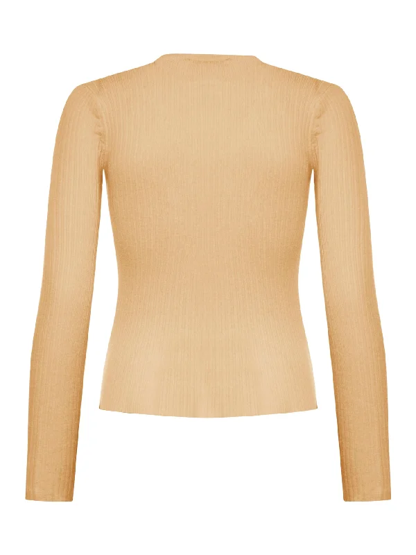 Cashmere and silk sweater