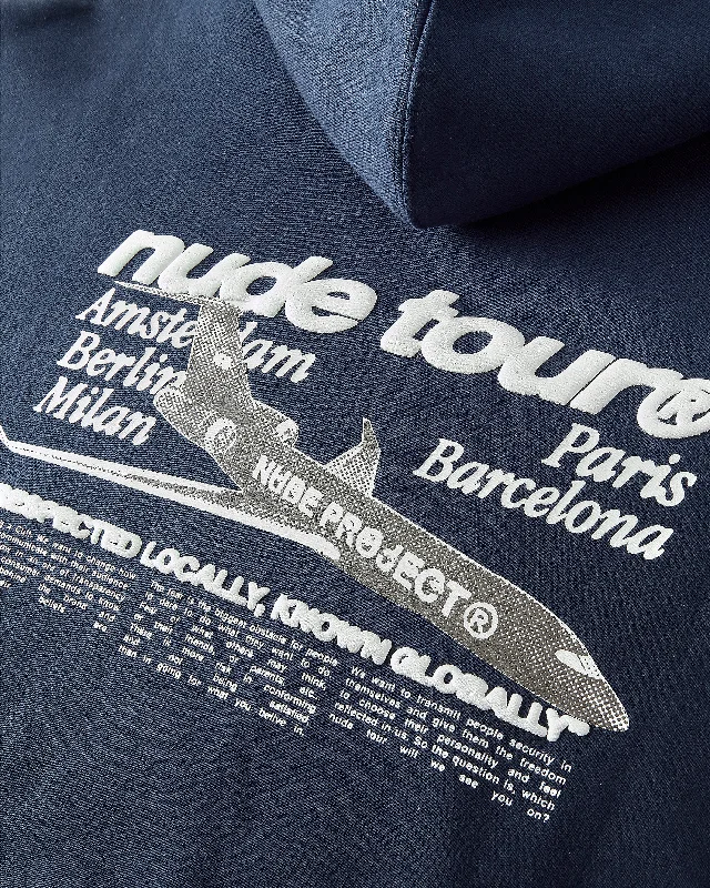 NUDE TOUR* HOOD NAVY