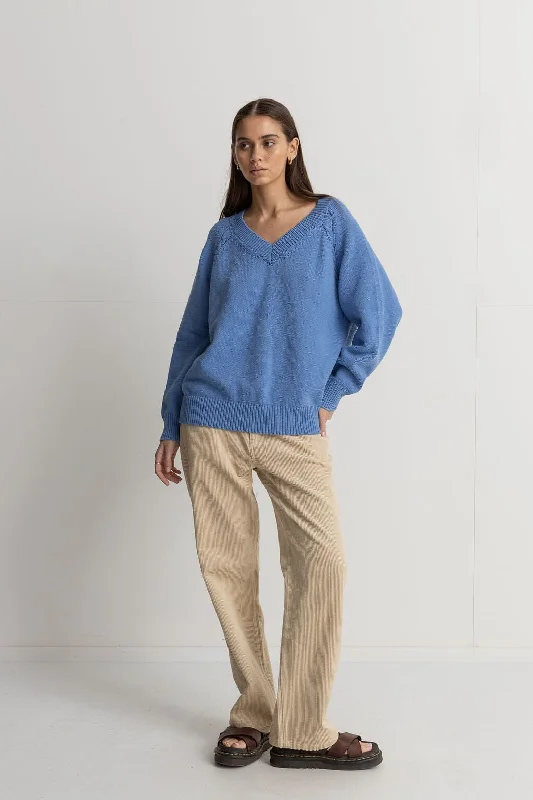 Rhythm Moonstone Oversized V Neck Pullover