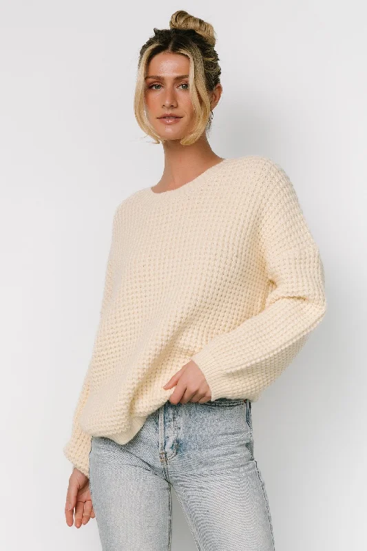 Sutherland Chunky Knit Sweater | Cream