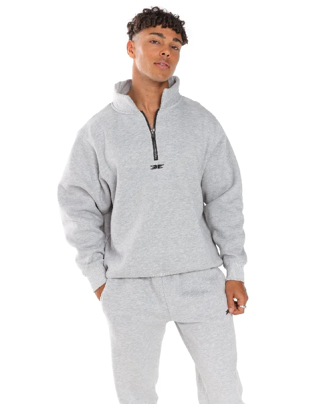 Classic 1/4 Zip - Grey