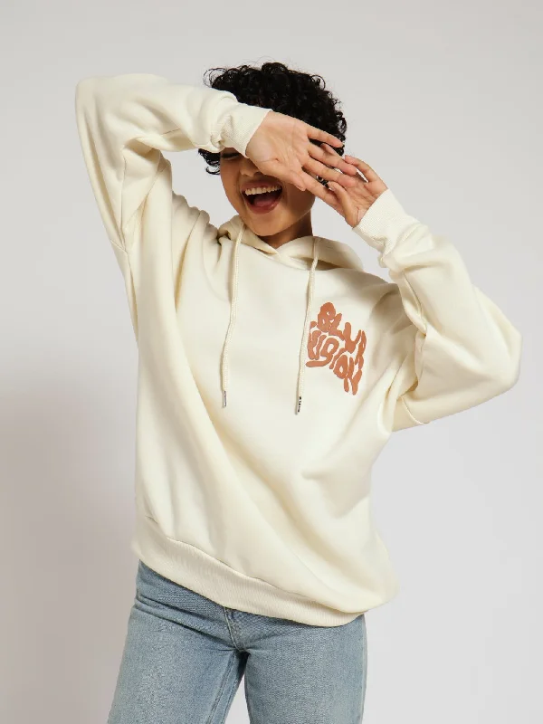 Vibe Oversized Hoody - Ivory