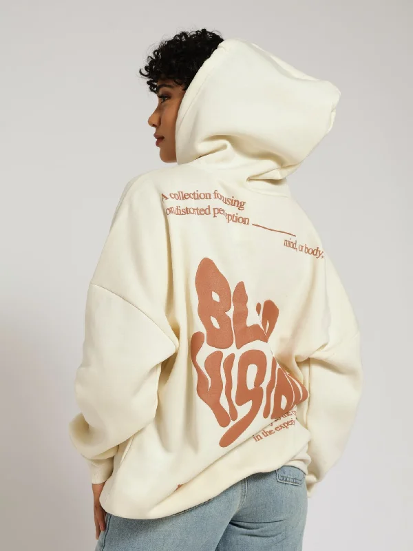 Vibe Oversized Hoody - Ivory