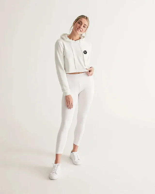 WHITE FLITE Women's Cropped Hoodie