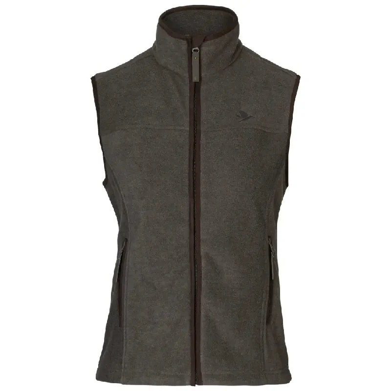 Woodcock Ivy Fleece Waistcoat - Dark Grey Melange by Seeland