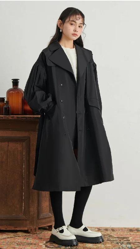 Puff Sleeves Coat