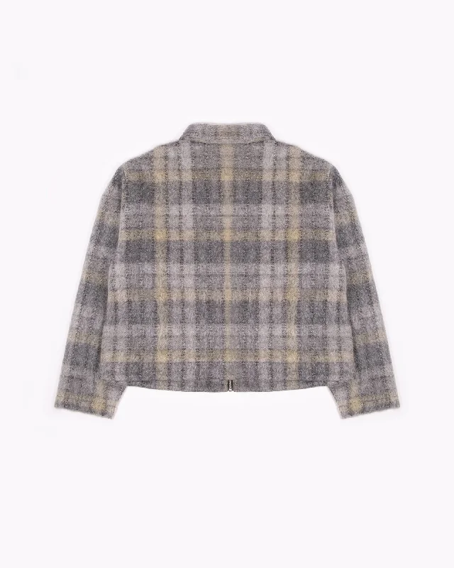 Zip Chore Coat - Fade Plaid Wool