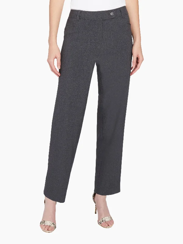 Bi-Stretch Straight Leg Pants