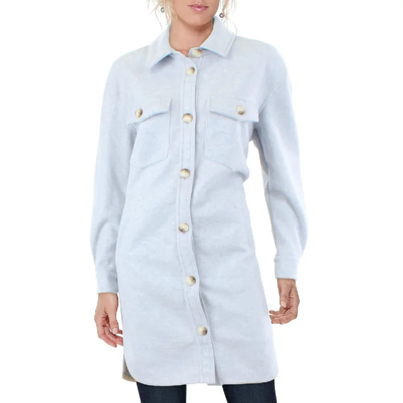 [BLANKNYC] Womens Shacket Long Sleeves Shirt Jacket