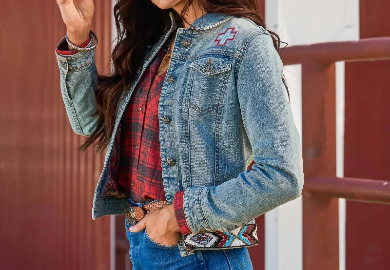 Bryn Jean Jacket In Denim