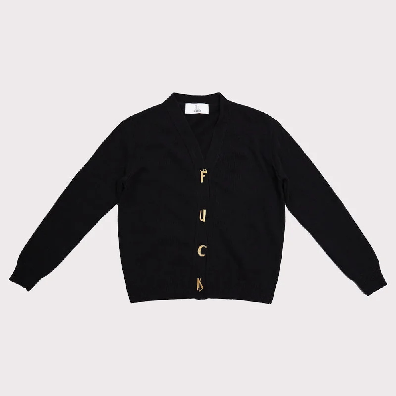 Carrington Cardigan | Black | FU*K