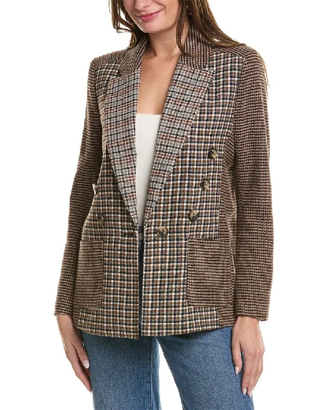 Central Park West Dallas Wool-Blend Blazer