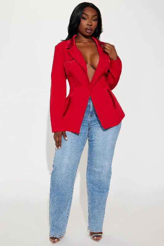 Got Things To Do Blazer - Red