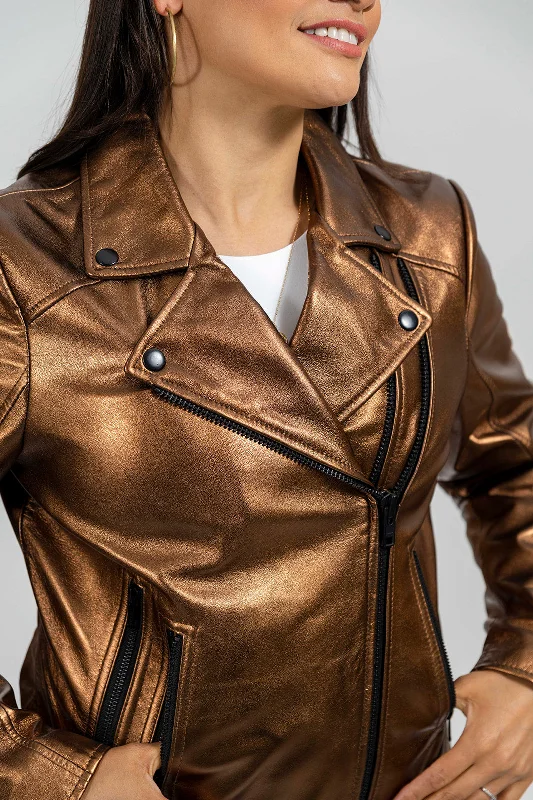 Hazel Women's Lambskin Leather Jacket