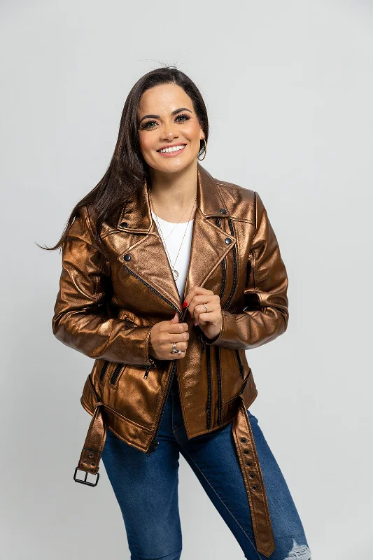 Hazel Women's Lambskin Leather Jacket