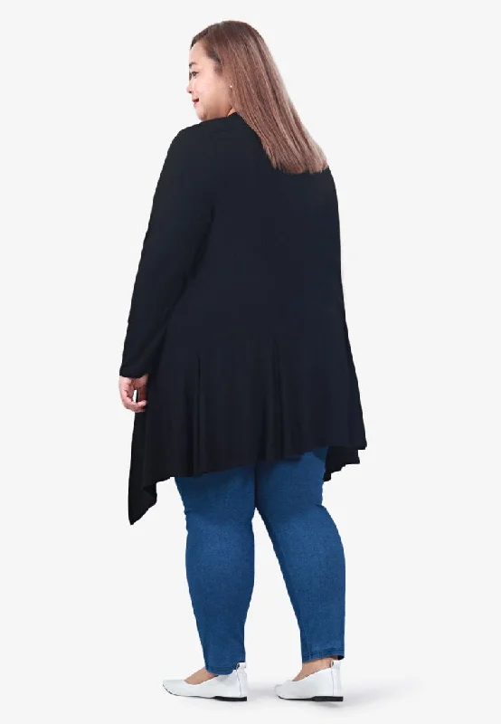 Victoria OUTSTANDINGLY SOFT Open Cardigan - Black