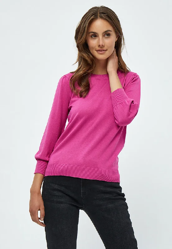 MSMersin Knit Pullover - Pink Rose