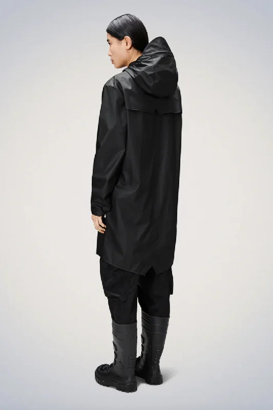 Rains - Long Jacket, Black