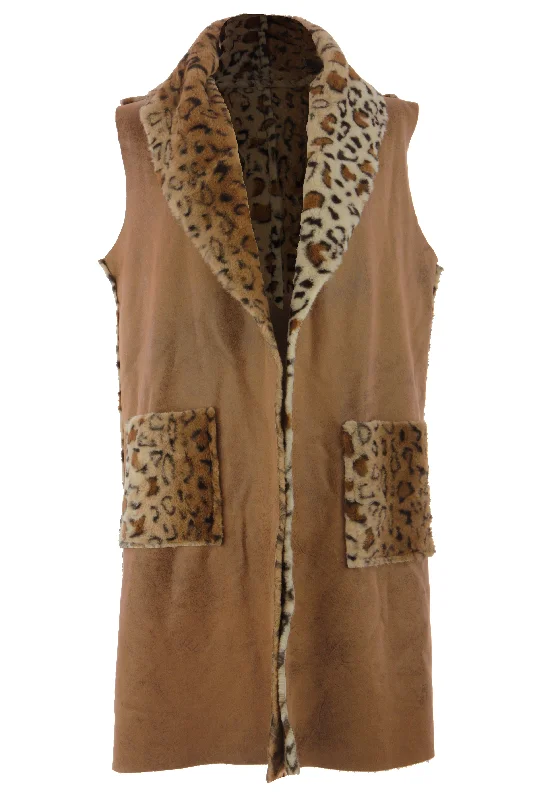 Leopard Print Gilet