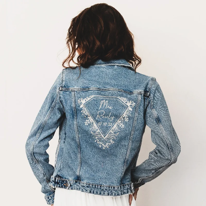 Shine Bright Denim Bridal Jacket