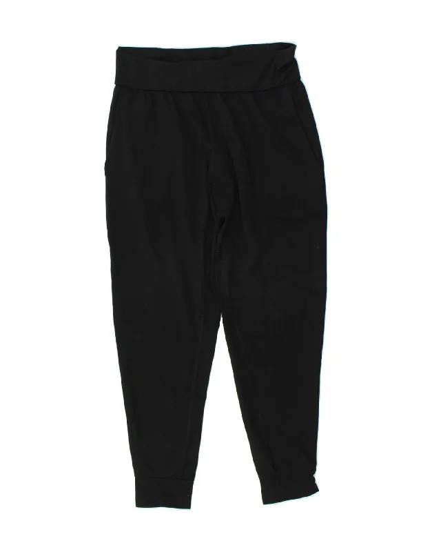 UNDER ARMOUR Womens Tracksuit Trousers Joggers UK 14 Medium Black