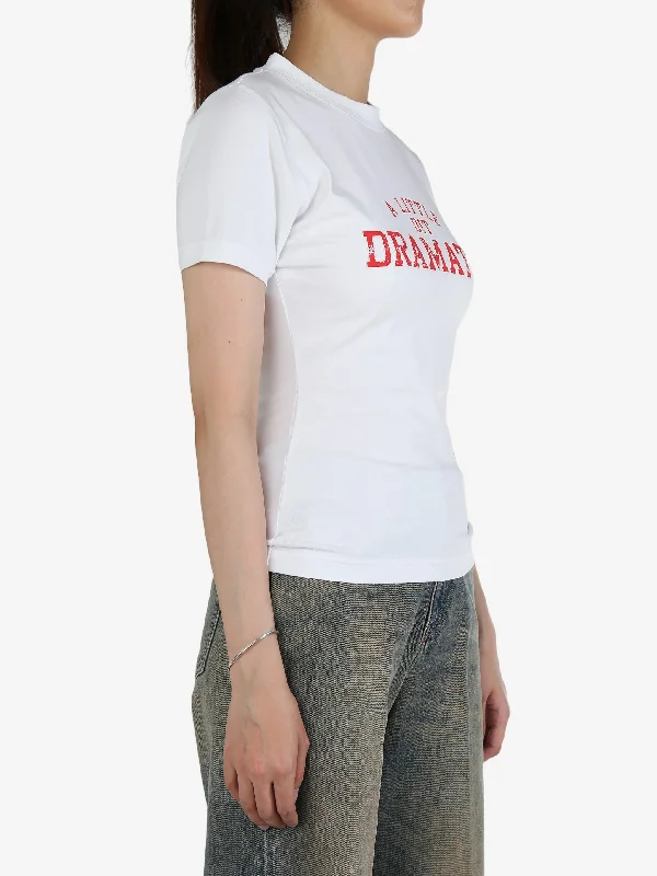 VETEMENTS Women A Little Bit Dramatic Fitted T-Shirt