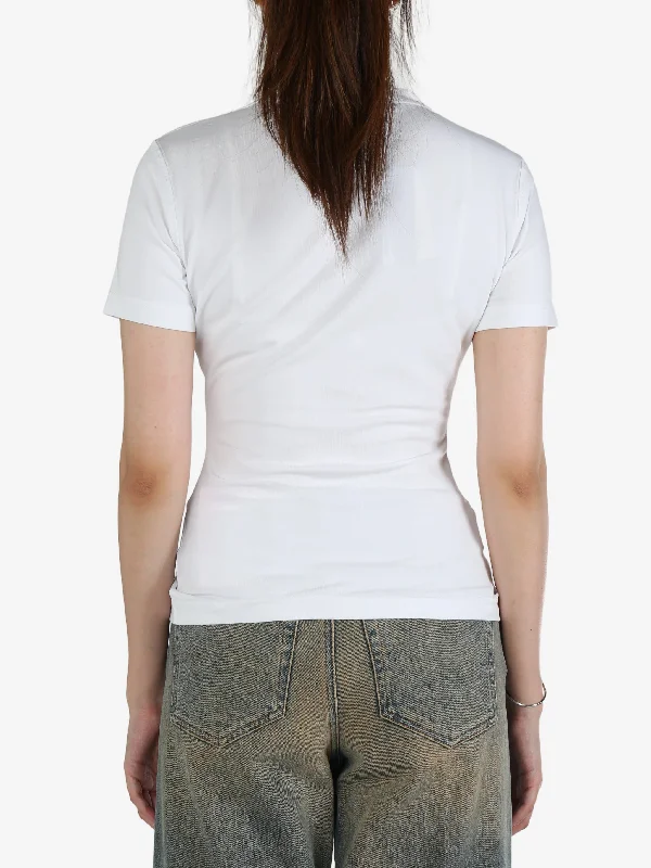 VETEMENTS Women A Little Bit Dramatic Fitted T-Shirt