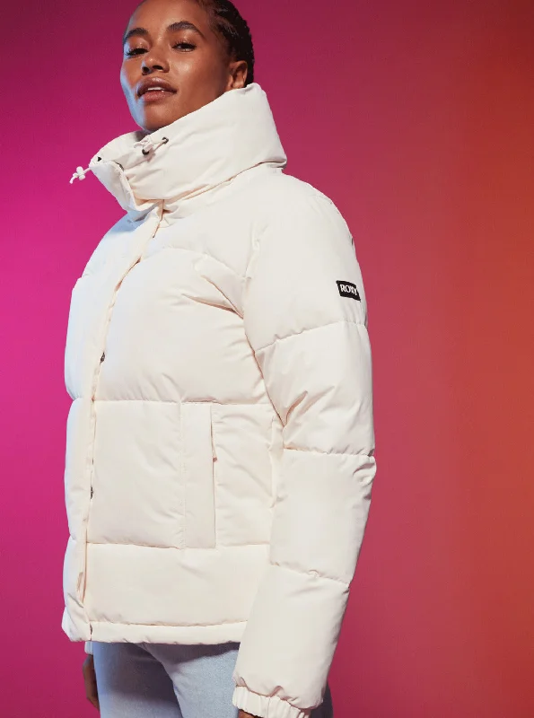 Winter Rebel Winter Bomber Jacket - Egret