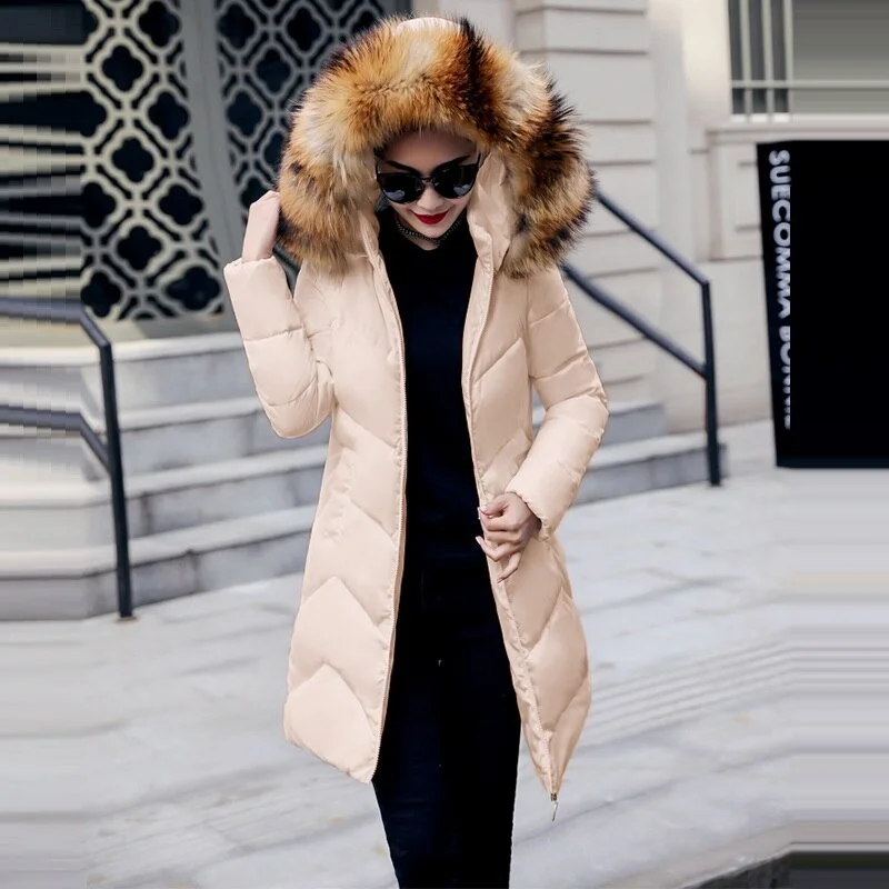 Detachable Fake Fur Winter Jacket