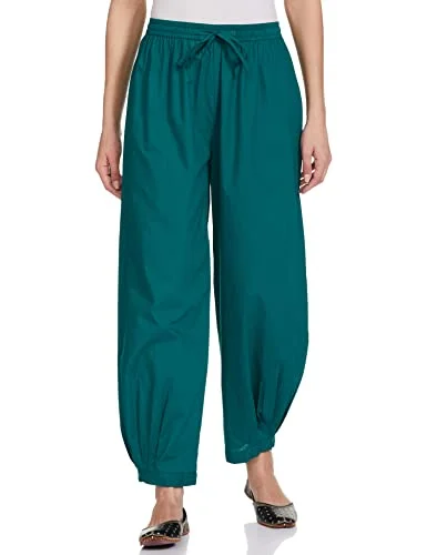 Amazon Brand - Myx Women Loose Bottom Bottle Green S