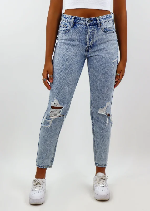 Night Changes Boyfriend Jeans ★ Acid Wash