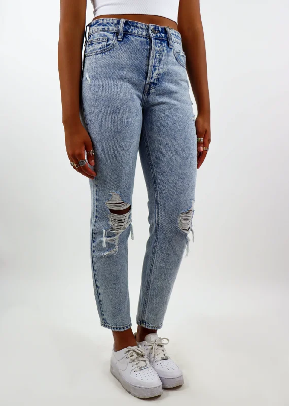 Night Changes Boyfriend Jeans ★ Acid Wash