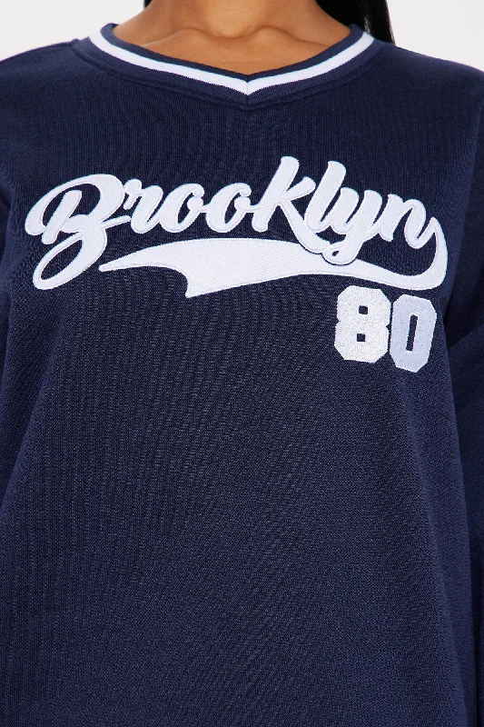 Brooklyn 1980 Athletic Sweatshirt - Navy