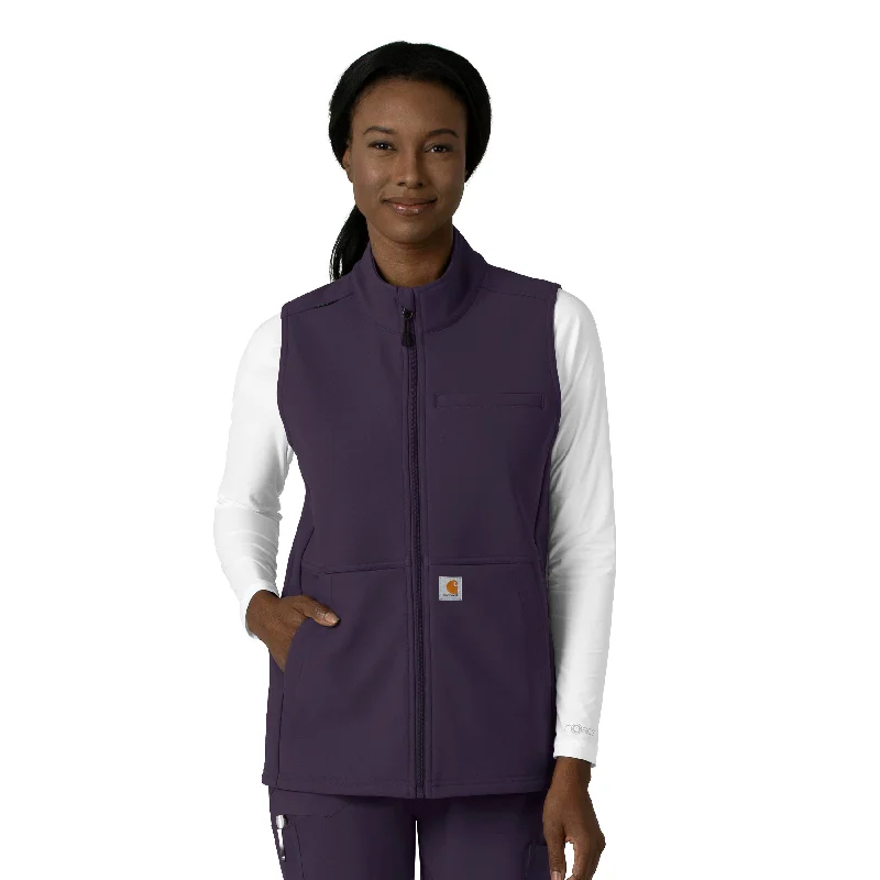 Carhartt Rugged Flex Women's Bonded Fleece Vest - Black Plum