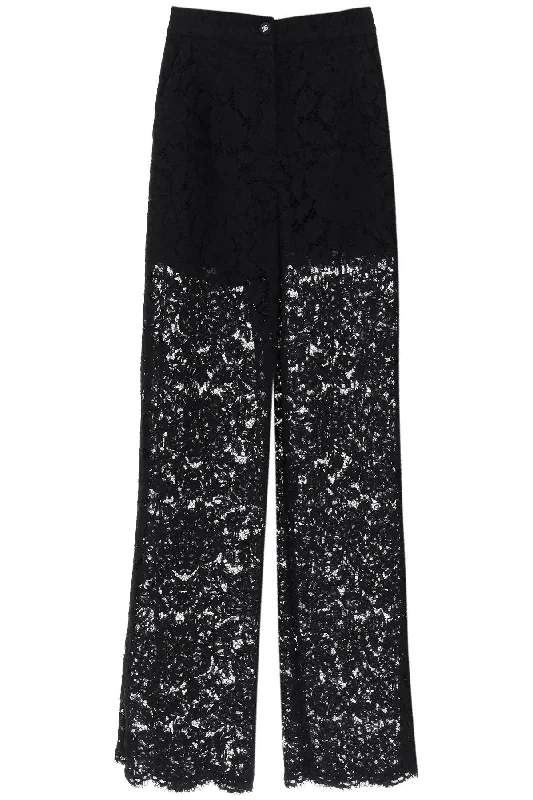 Dolce & gabbana lace pants FTCPTT FLRE1 NERO