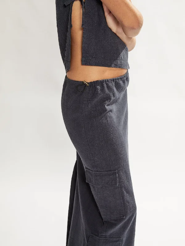 Evie Maxi Skirt Navy