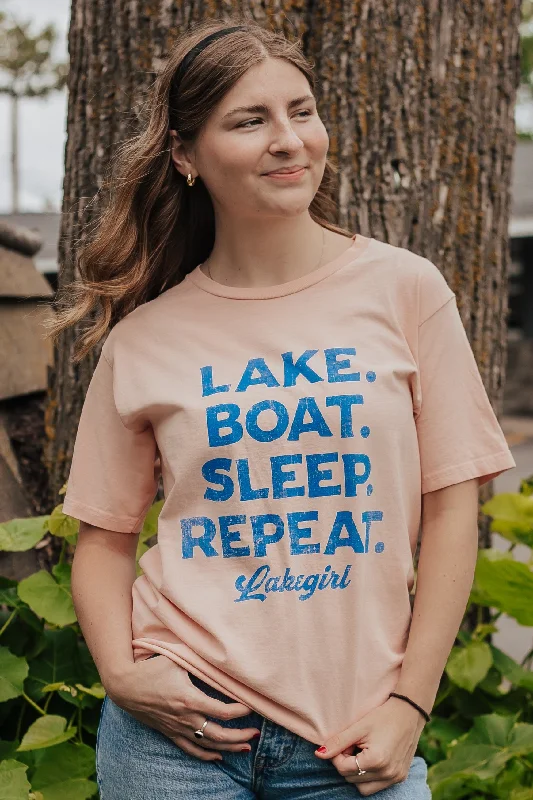 Lakegirl Ringspun Short Sleeve in Rose Quartz