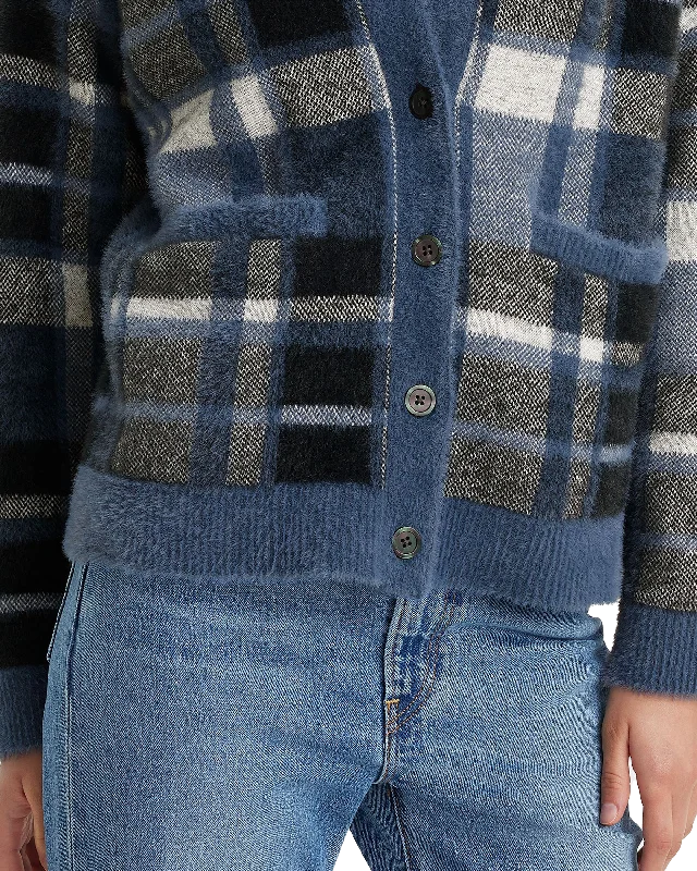 Betty Pocket Cardigan in Vintage Indigo